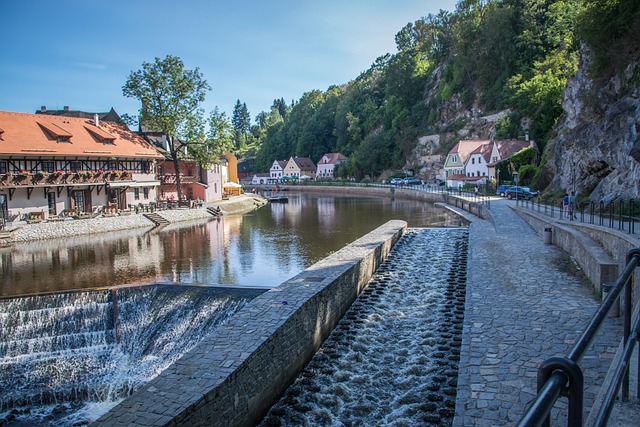 Vltava v Českém Krumlově